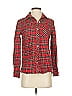 Vineyard Vines 100% Cotton Plaid Red Long Sleeve Button-Down Shirt Size 0 - photo 1