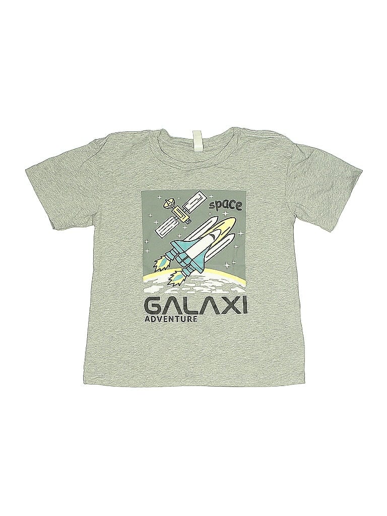 Pre-owned Assorted Brands Kids' Short Sleeve Top Gray Tops