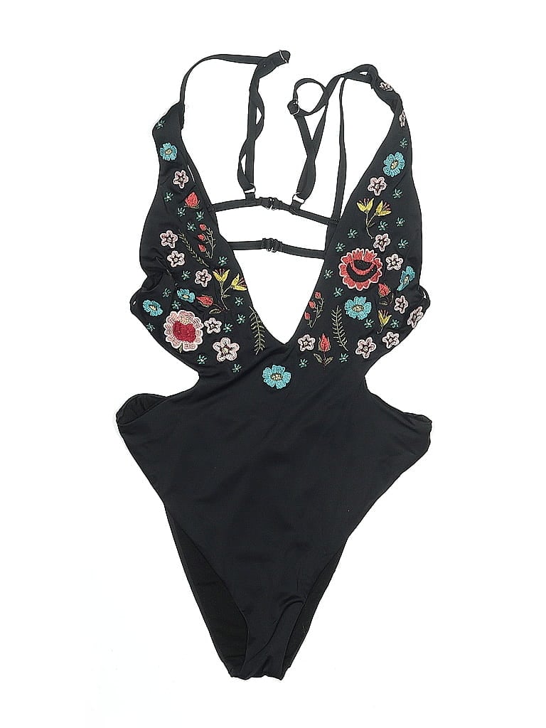 GIANNI BINI Pre-owned One Piece Swimsuit In Black