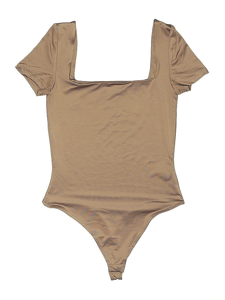 Pre-owned The Workshop Bodysuit In Brown