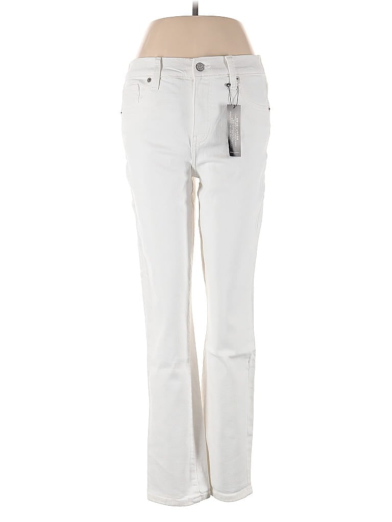 Pre-owned Banana Republic Factory Store Jeans In White