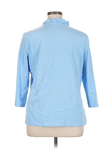 Appleseeds 3/4 Sleeve Button-Down Shirt (view 2)