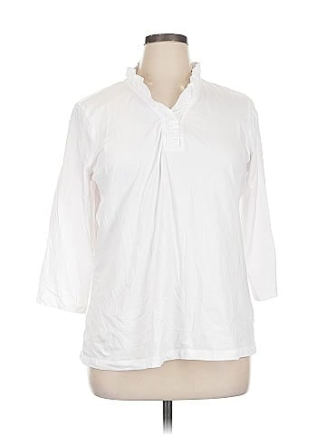 Appleseeds 3/4 Sleeve Button-Down Shirt (view 1)
