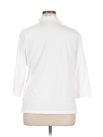 Appleseeds 3/4 Sleeve Button-Down Shirt (view 2)