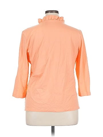 Appleseeds 3/4 Sleeve Button-Down Shirt (view 2)