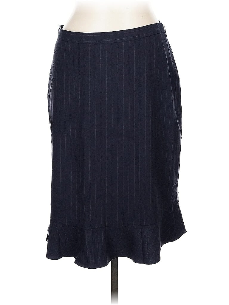 Pre-owned Ann Taylor Loft Formal Skirt In Blue