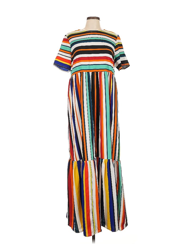 Pre-owned Shein Casual Dress In Orange