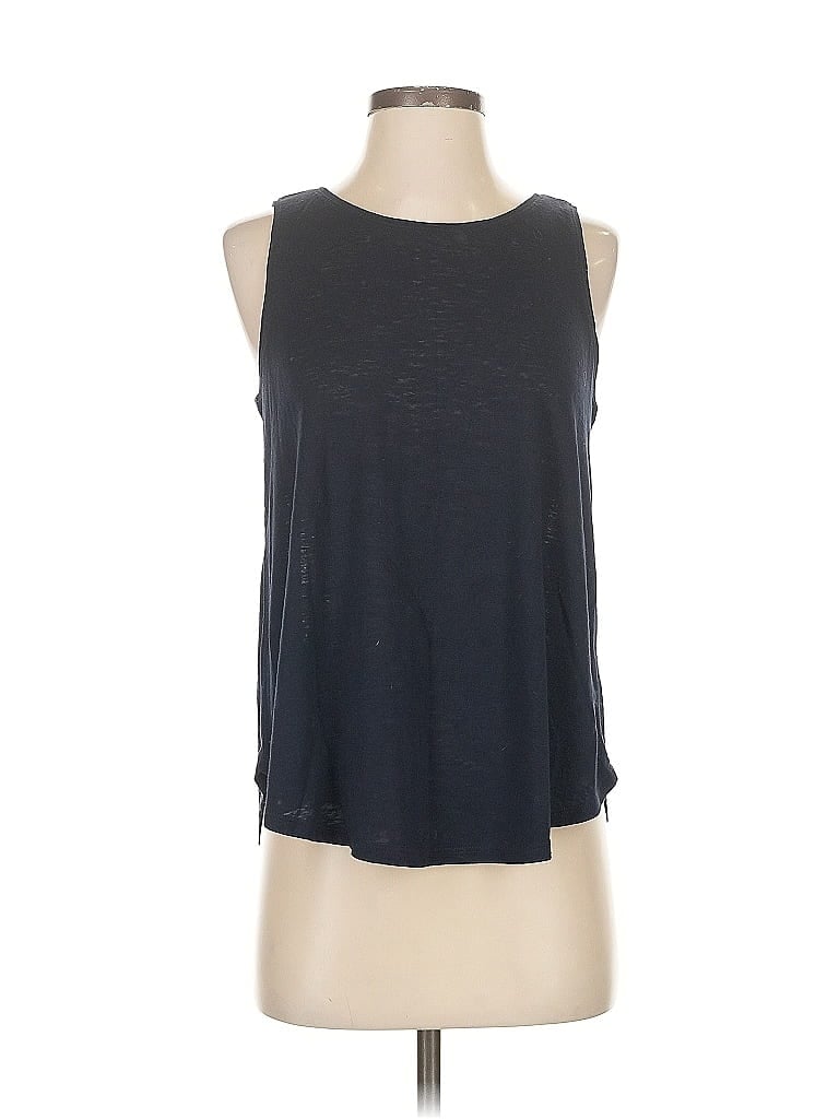 Pre-owned Ann Taylor Loft Sleeveless T-shirt In Black