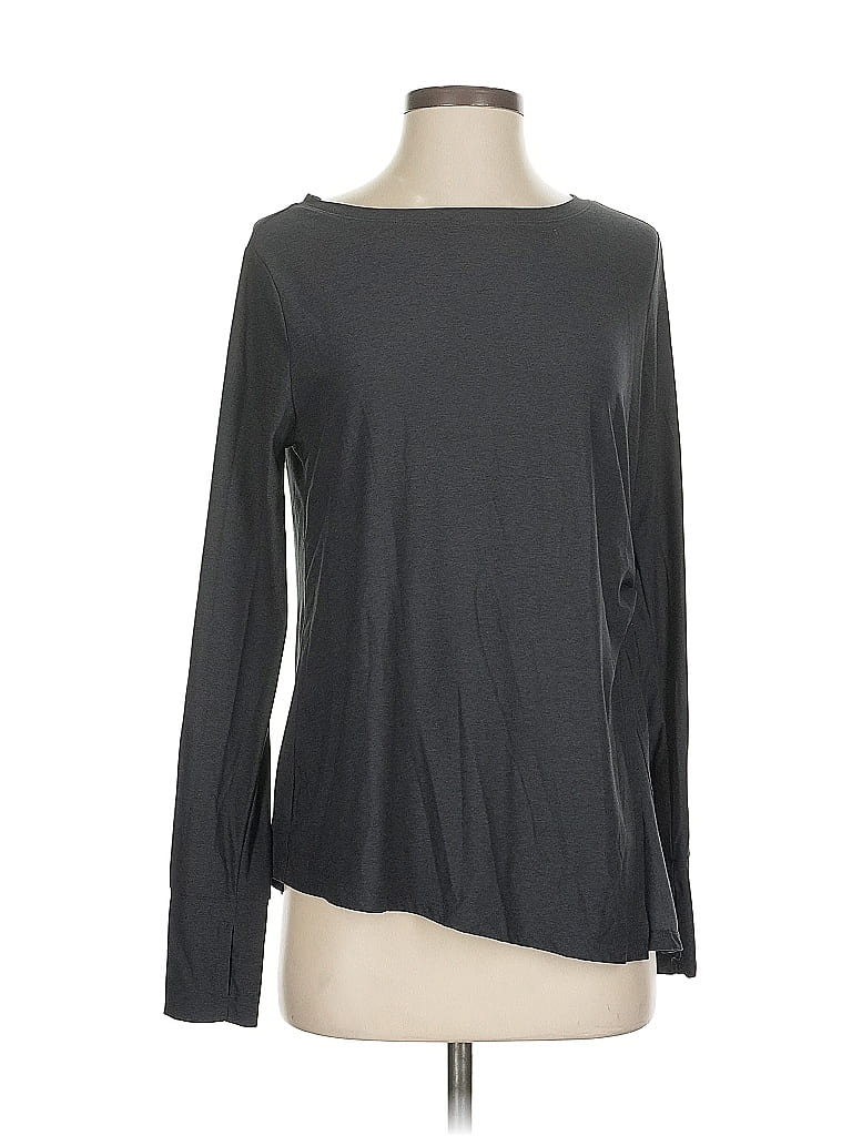 Pre-owned Active By Old Navy Long Sleeve T-shirt In Gray