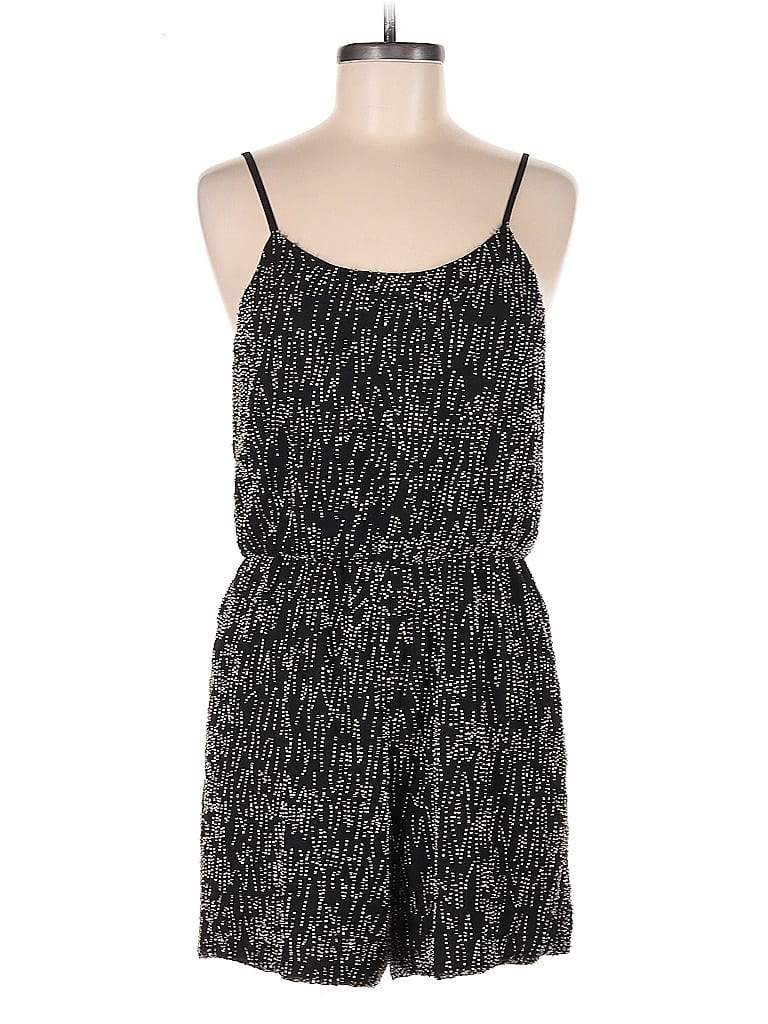 Pre-owned Alice And Olivia Alice + Olivia Romper In Black