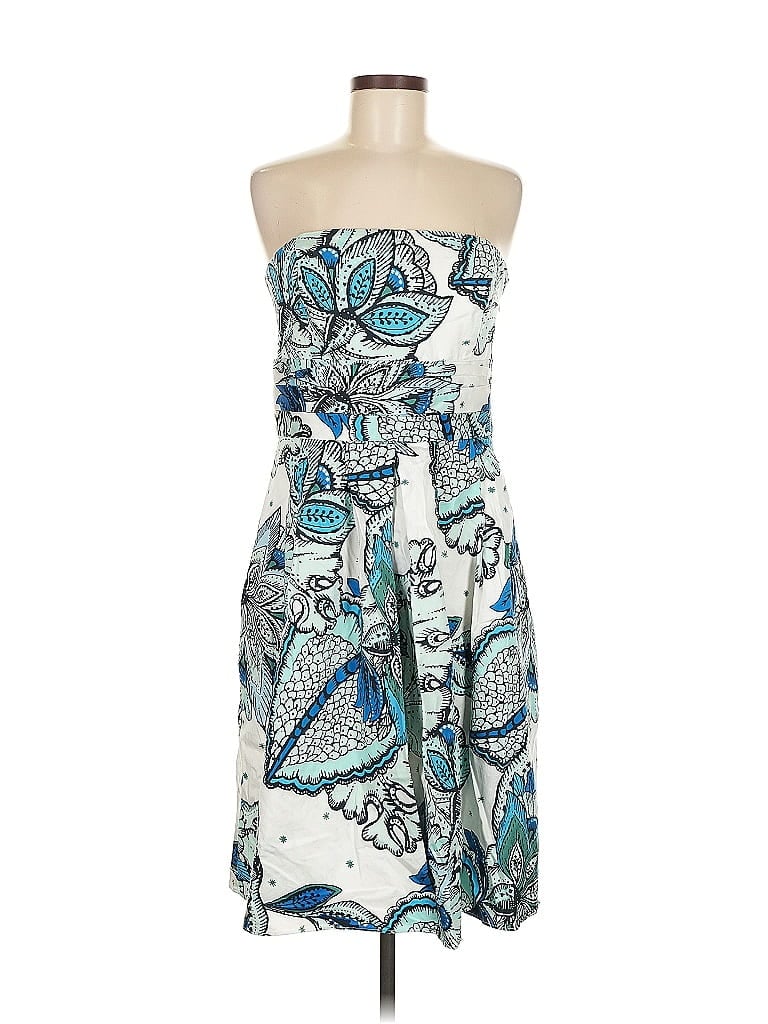 Pre-owned Ann Taylor Factory Cocktail Dress In Blue