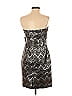 Trina Turk Chevron-herringbone Silver Black Cocktail Dress Size 4 - photo 2
