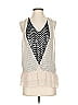 Pure Sugar 100% Polyester Silver Ivory Sleeveless Blouse Size XXS (estimated) - photo 1