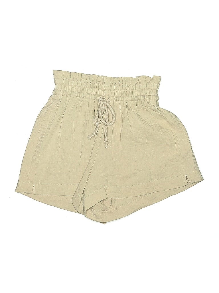 Pre-owned Amuse Society Khaki Shorts In Brown
