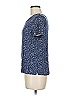 Madison 100% Rayon Stars Blue Short Sleeve Top Size M - photo 5