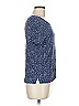 Madison 100% Rayon Stars Blue Short Sleeve Top Size M - photo 4
