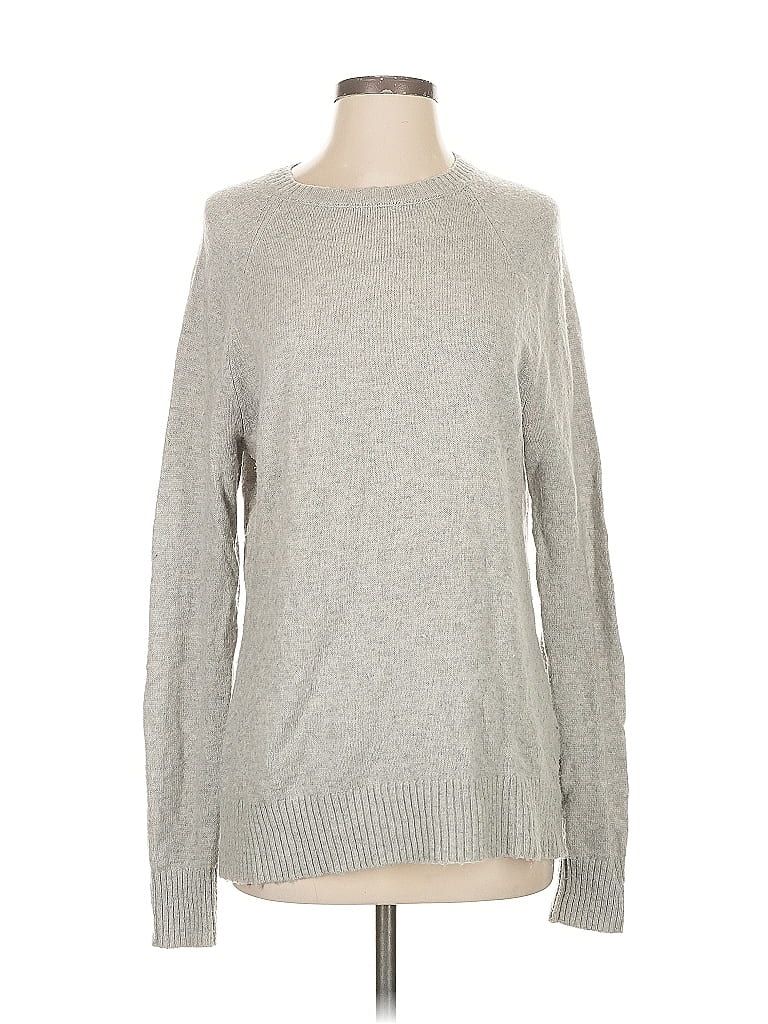 Pre-owned J.crew Factory Store Pullover Sweater In Gray