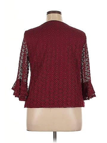 Roz & Ali 3/4 Sleeve Blouse (view 2)