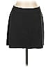 Studio M Solid Black Casual Skirt Size L - photo 1