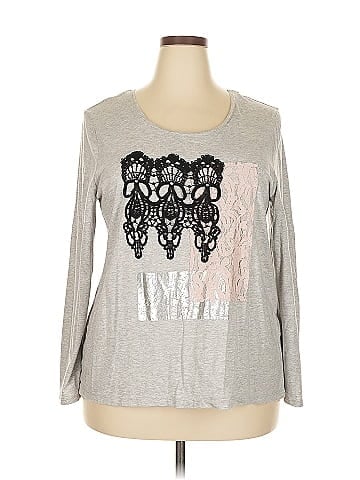 Zenergy by Chico's 3/4 Sleeve T-Shirt (view 1)