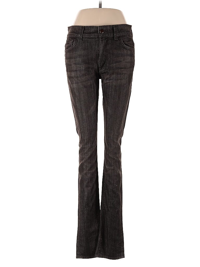 Pre-owned 7 For All Mankind Jeans In Gray