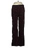 Ann Taylor Animal Print Red Burgundy Casual Pants Size 8 - photo 1