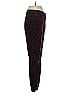 Ann Taylor Animal Print Red Burgundy Casual Pants Size 8 - photo 4