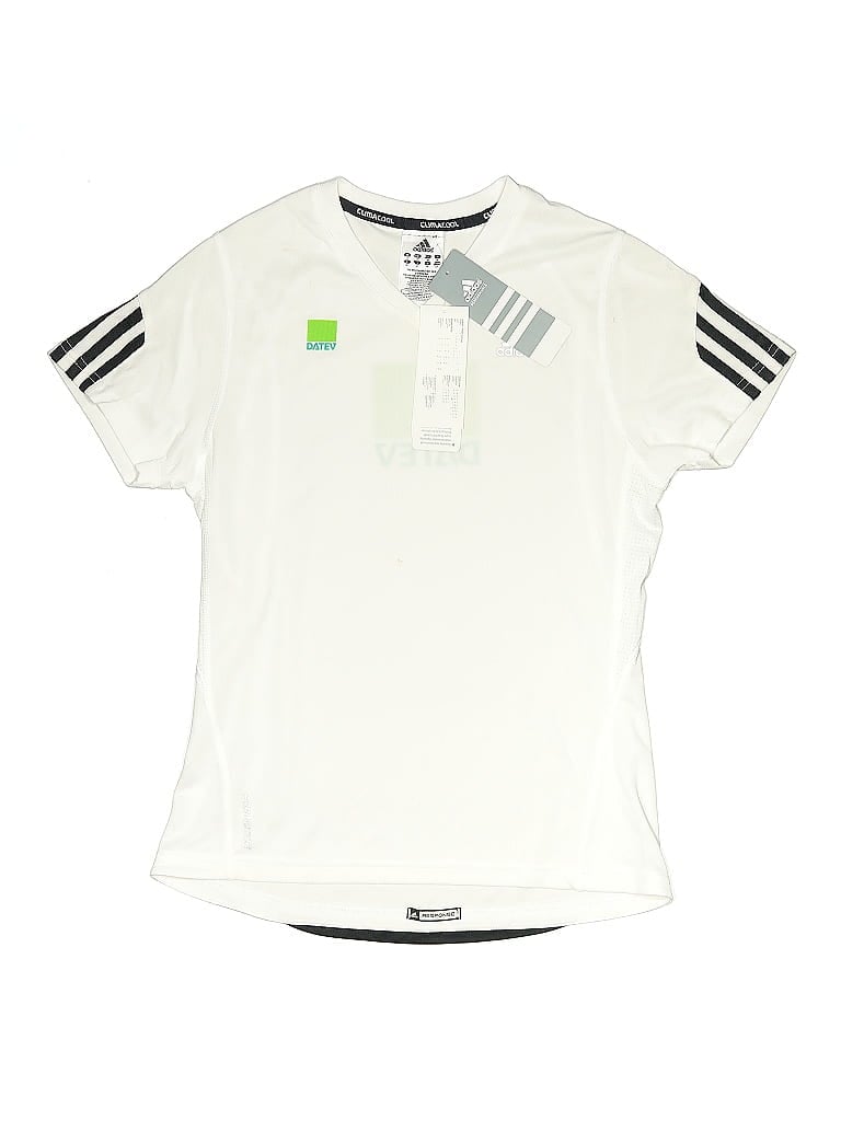 Click to view more detailed imagery on our partner's website Pre-owned Adidas Originals Kids' Short Sleeve T-shirt In White