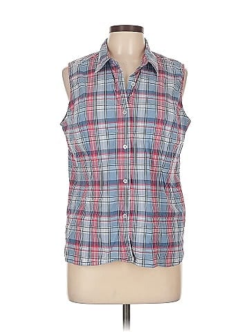 Sag Harbor Sleeveless Button-Down Shirt (view 1)