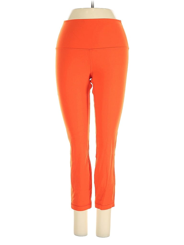 Click to view more detailed imagery on our partner's website Pre-owned Lululemon Athletica Active Pants In Orange