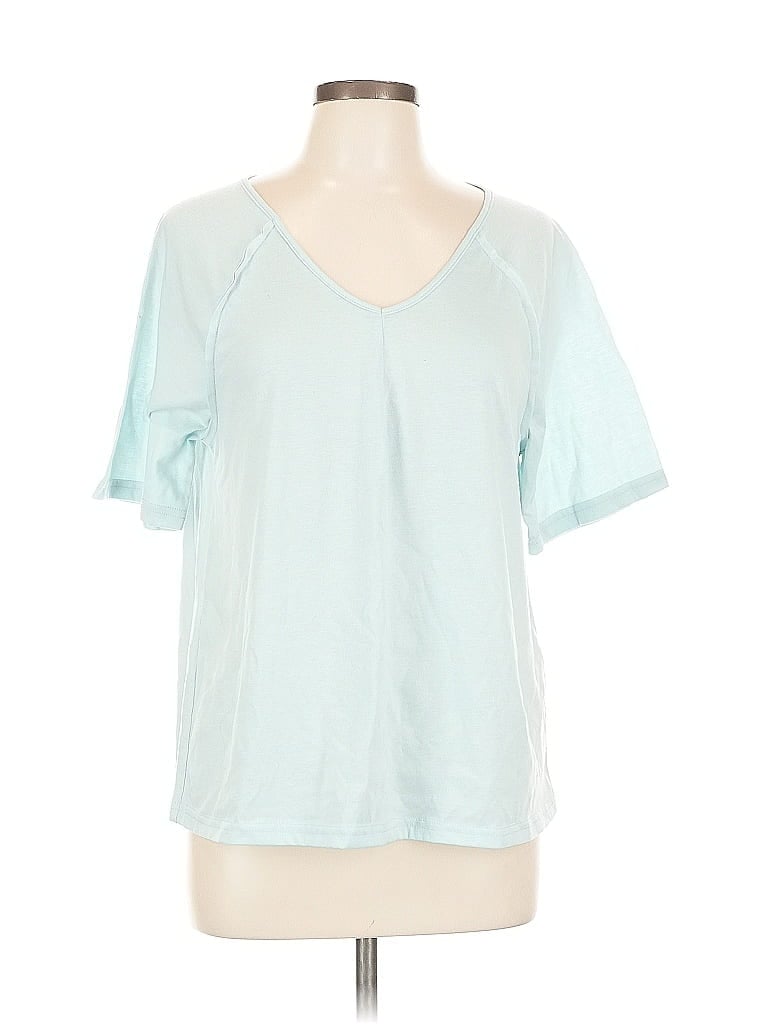 Pre-owned Unbranded Short Sleeve T-shirt In Blue