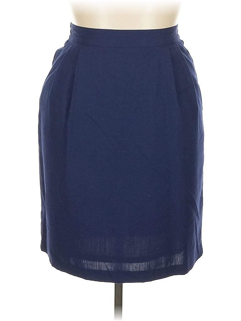 Pre-owned Sag Harbor Formal Skirt In Blue