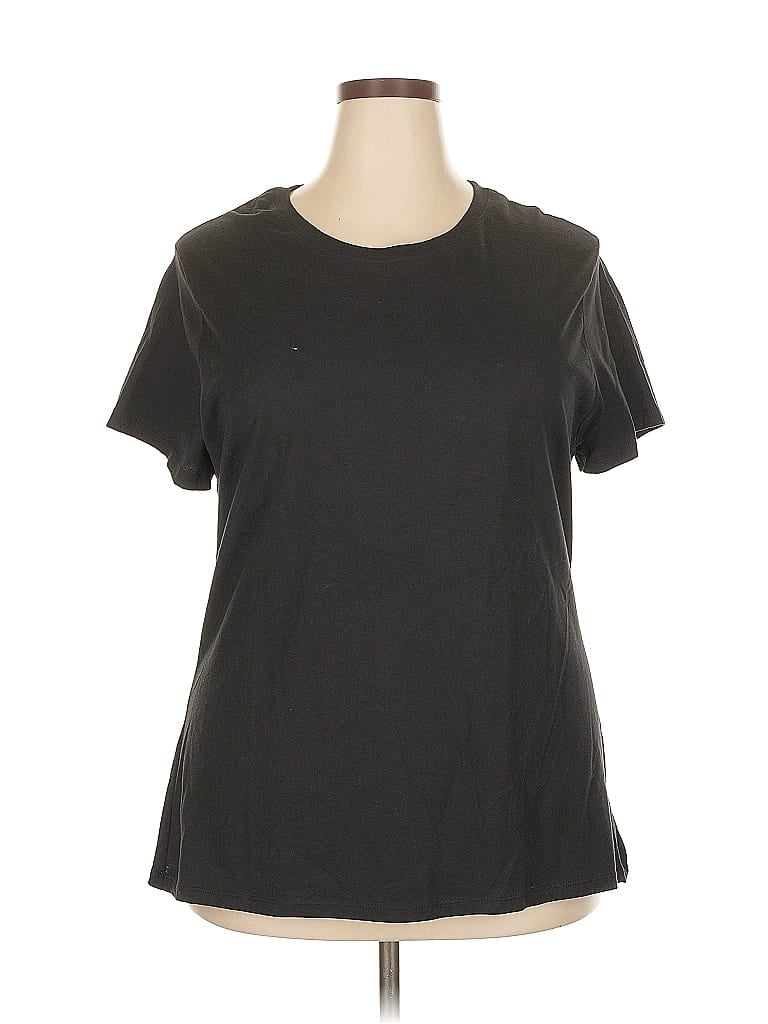 Pre-owned Just My Size Short Sleeve T-shirt In Black