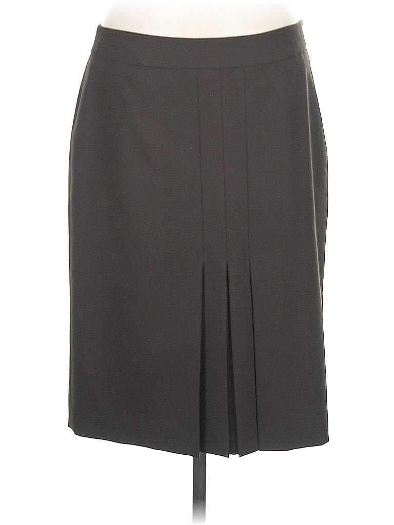 Pre-owned Ann Taylor Loft Formal Skirt In Gray