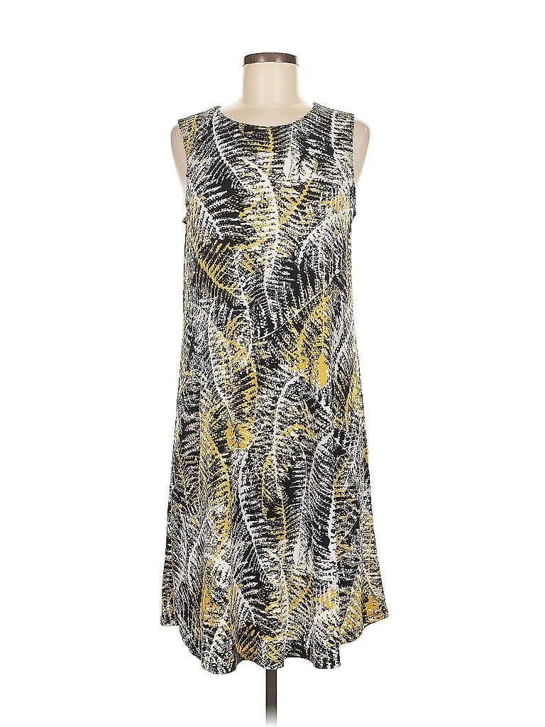Pre-owned Kasper Casual Dress In Yellow