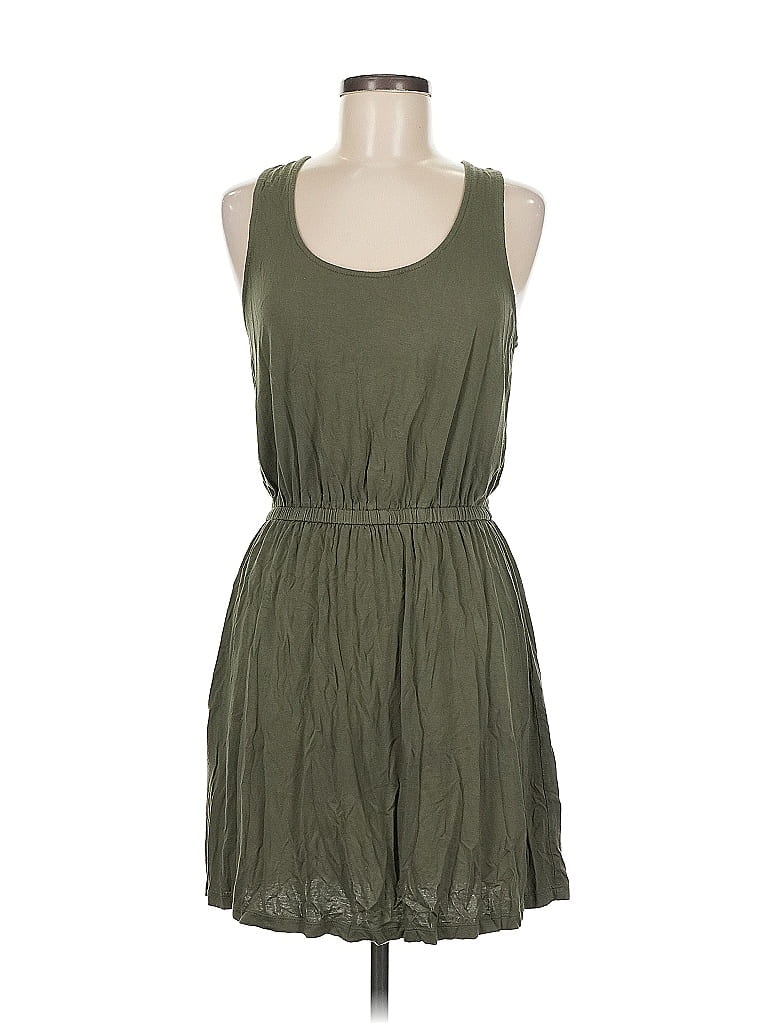 Pre-owned Xxi Casual Dress In Green