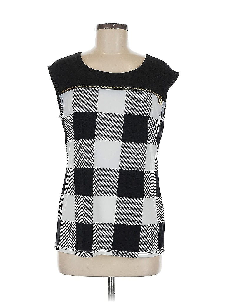 Pre-owned Calvin Klein Sleeveless Blouse In Black