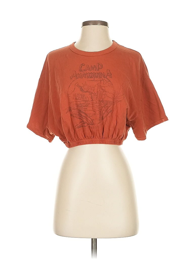 Pre-owned Offline By Aerie Short Sleeve T-shirt In Orange