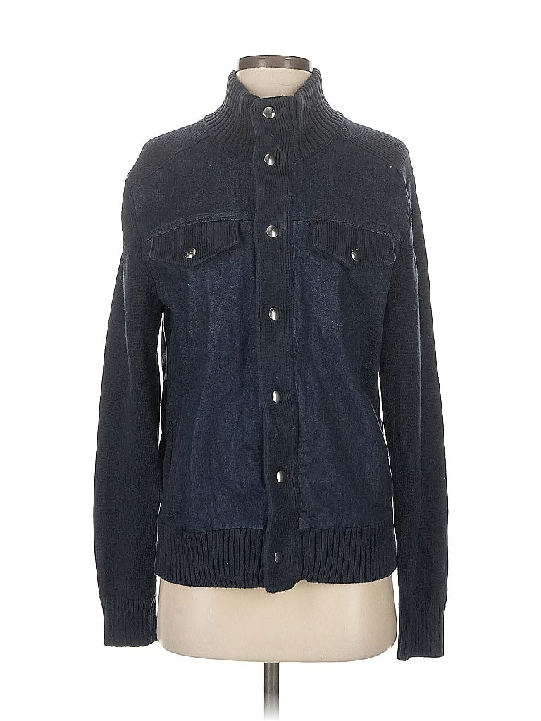 Pre-owned Banana Republic Factory Store Jacket In Blue