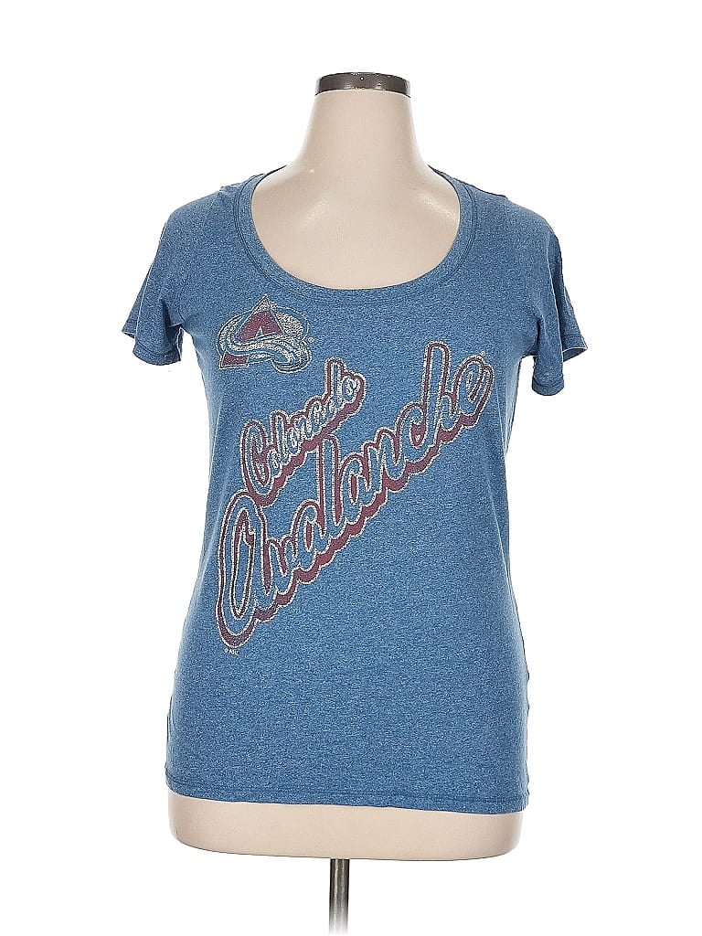 Pre-owned Nhl Short Sleeve T-shirt In Blue