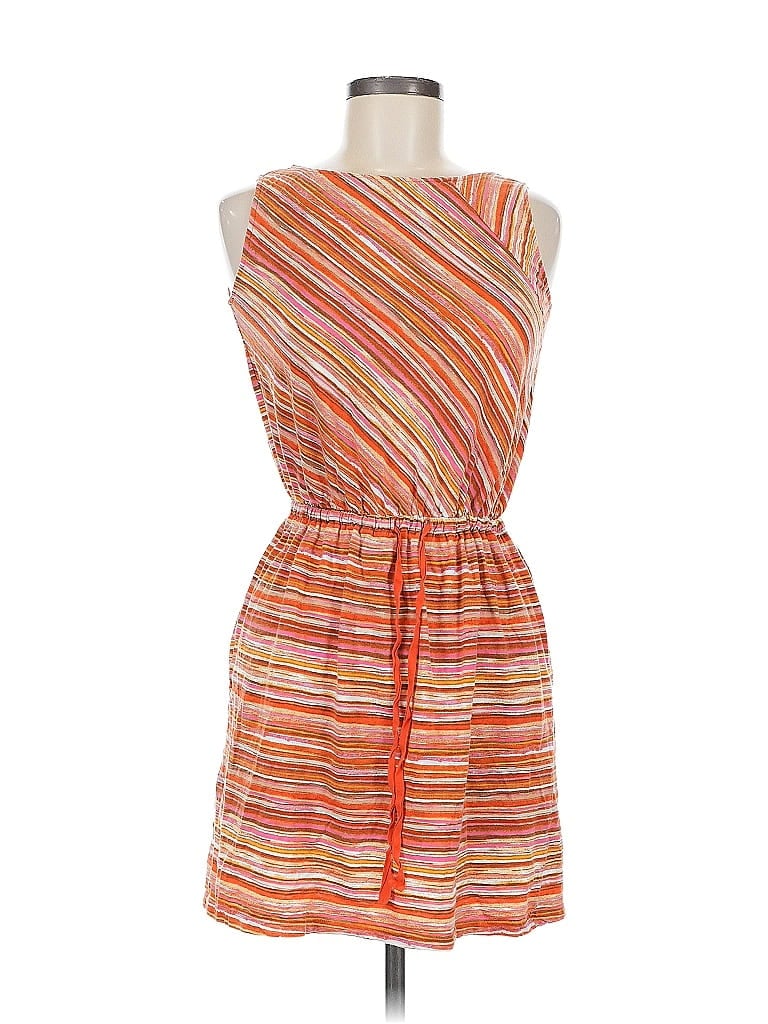 Pre-owned Ann Taylor Loft Casual Dress In Orange