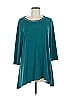 Chico's Teal 3/4 Sleeve Top Size Med (1) - photo 1