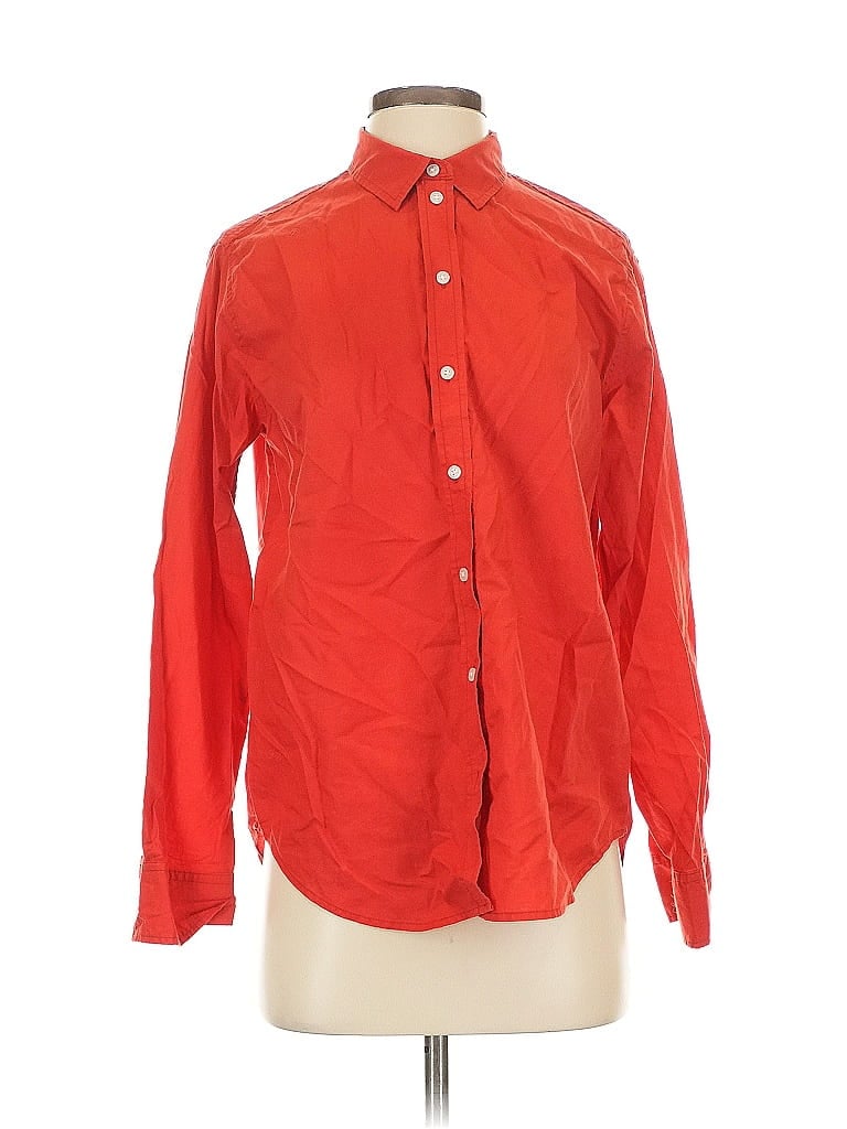 Click to view more detailed imagery on our partner's website Pre-owned Everlane Long Sleeve Button Down Shirt In Red