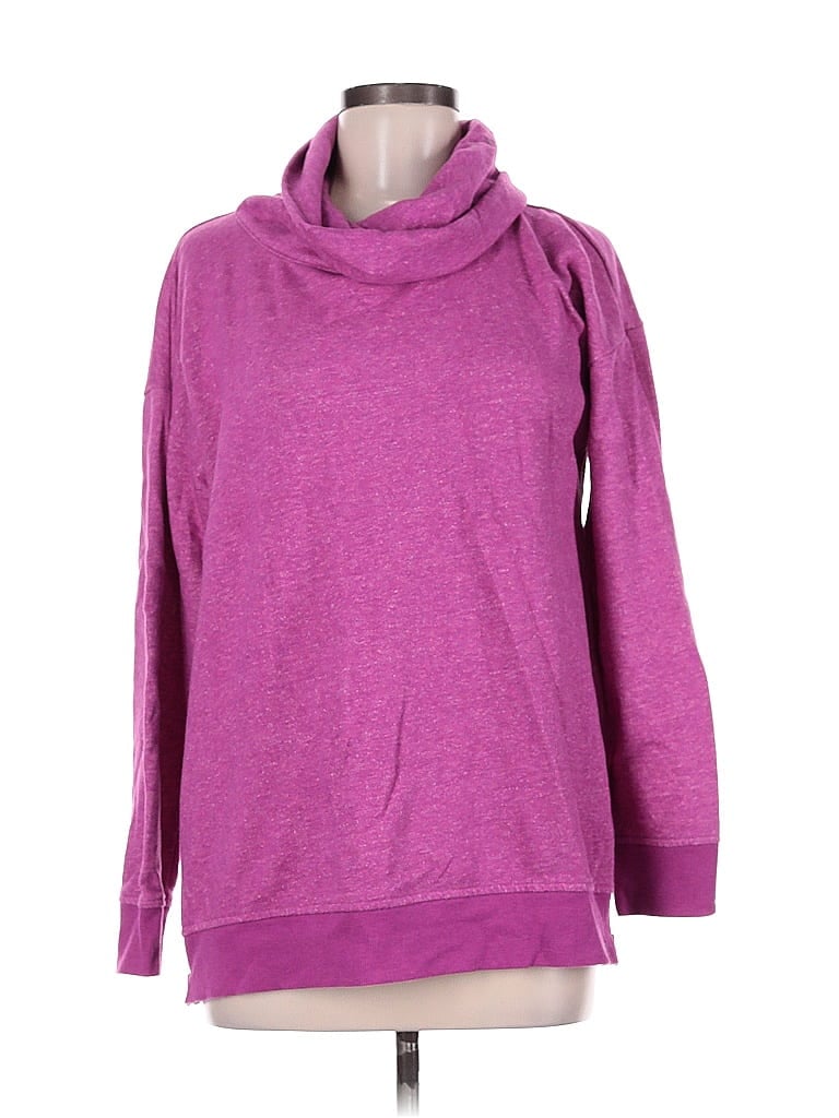 Pre-owned T By Talbots Sweatshirt In Purple