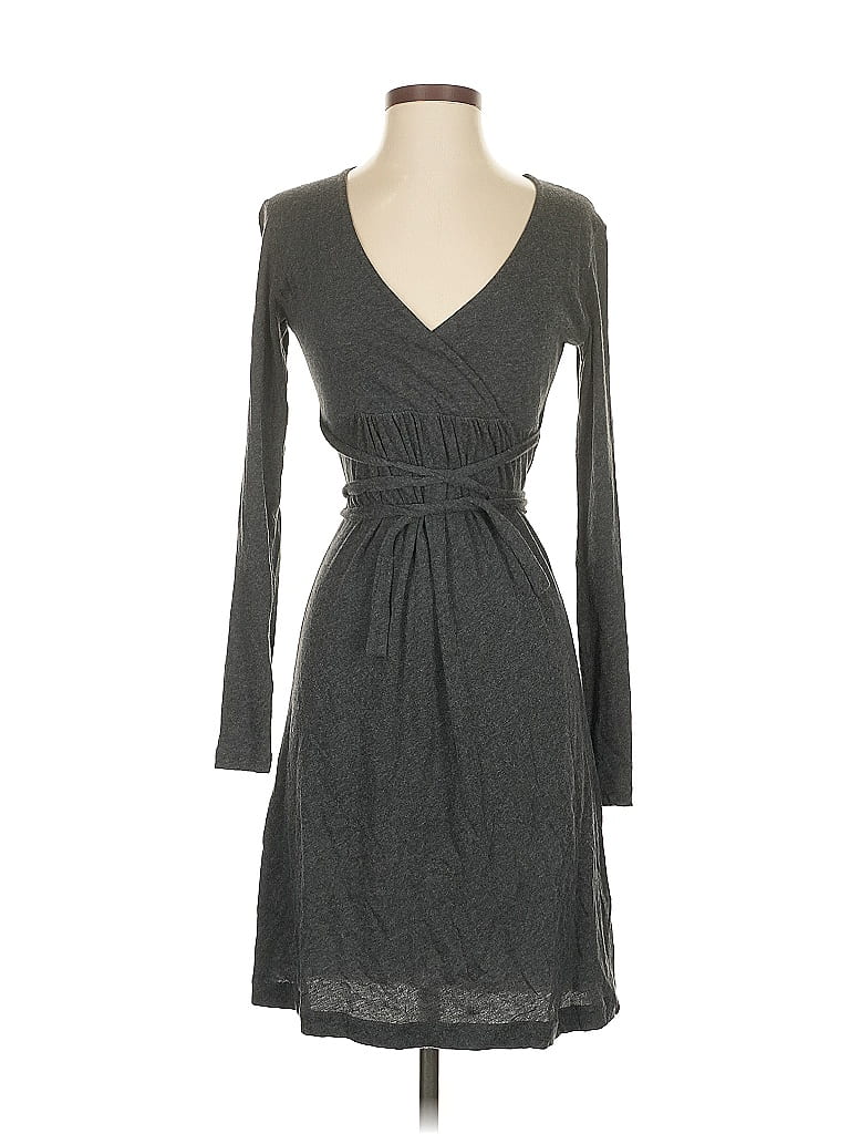 Pre-owned Assorted Brands Casual Dress In Gray