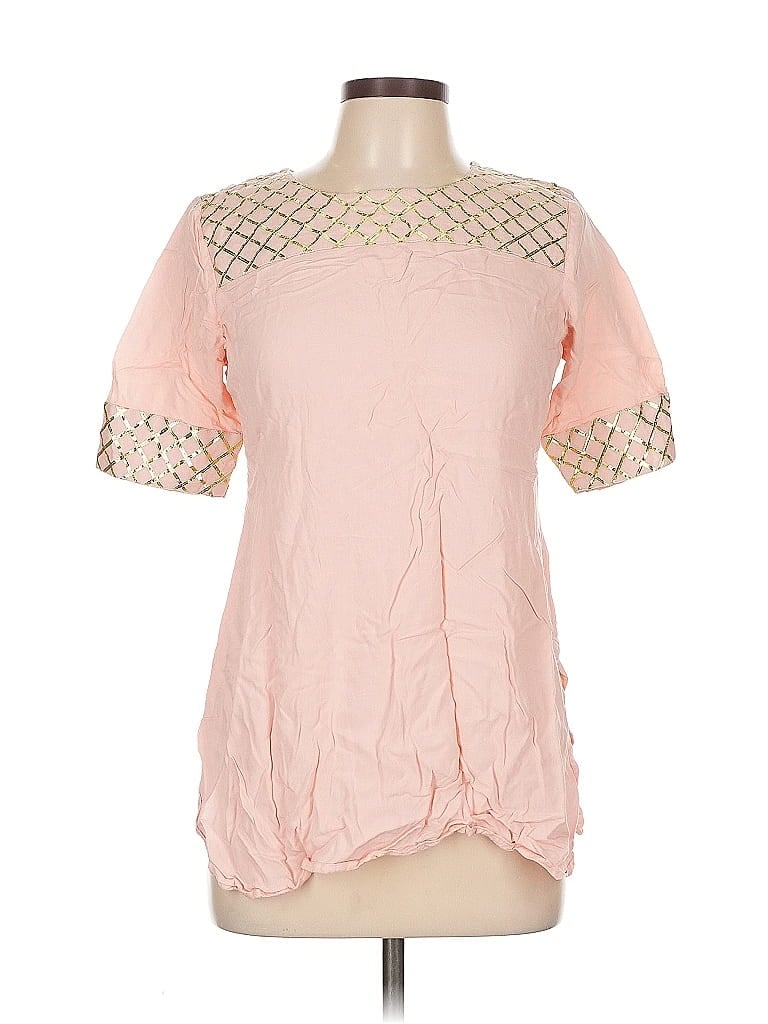 Pre-owned Assorted Brands Short Sleeve T-shirt In Pink