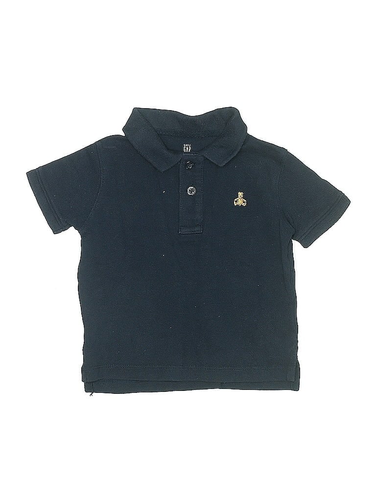 Pre-owned Baby Gap Kids' Short Sleeve Top Blue Tops