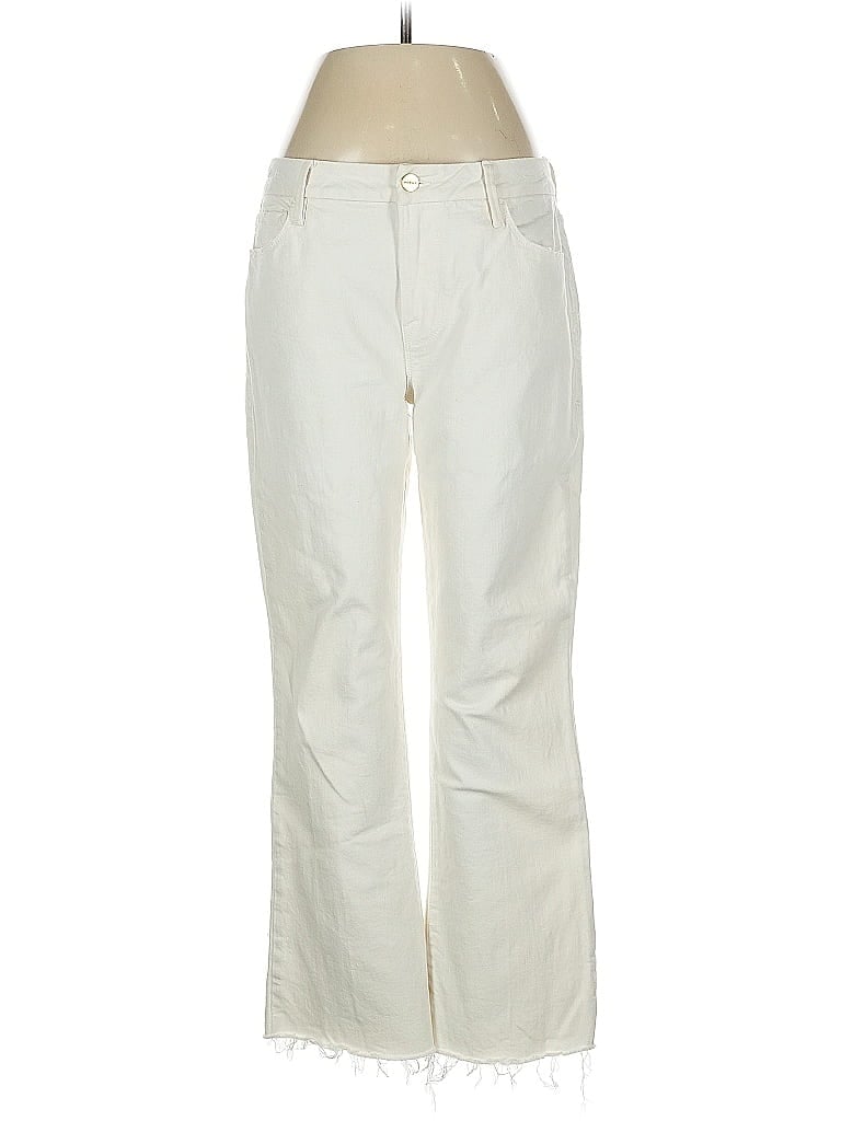 Pre-owned Frame Jeans In White
