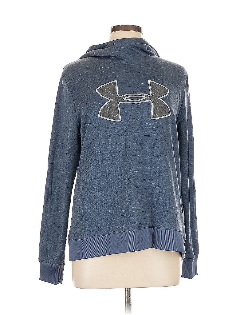 Click to view more detailed imagery on our partner's website Pre-owned Under Armour Pullover Hoodie In Blue