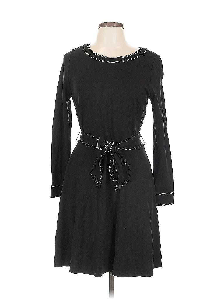 Pre-owned Ann Taylor Loft Casual Dress In Black